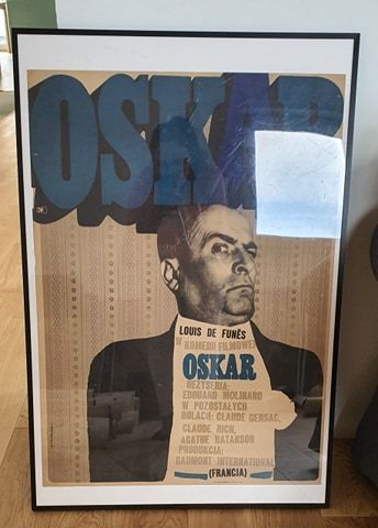 Plakat filmowy: Oscar, M. Mosiński, 1969 r