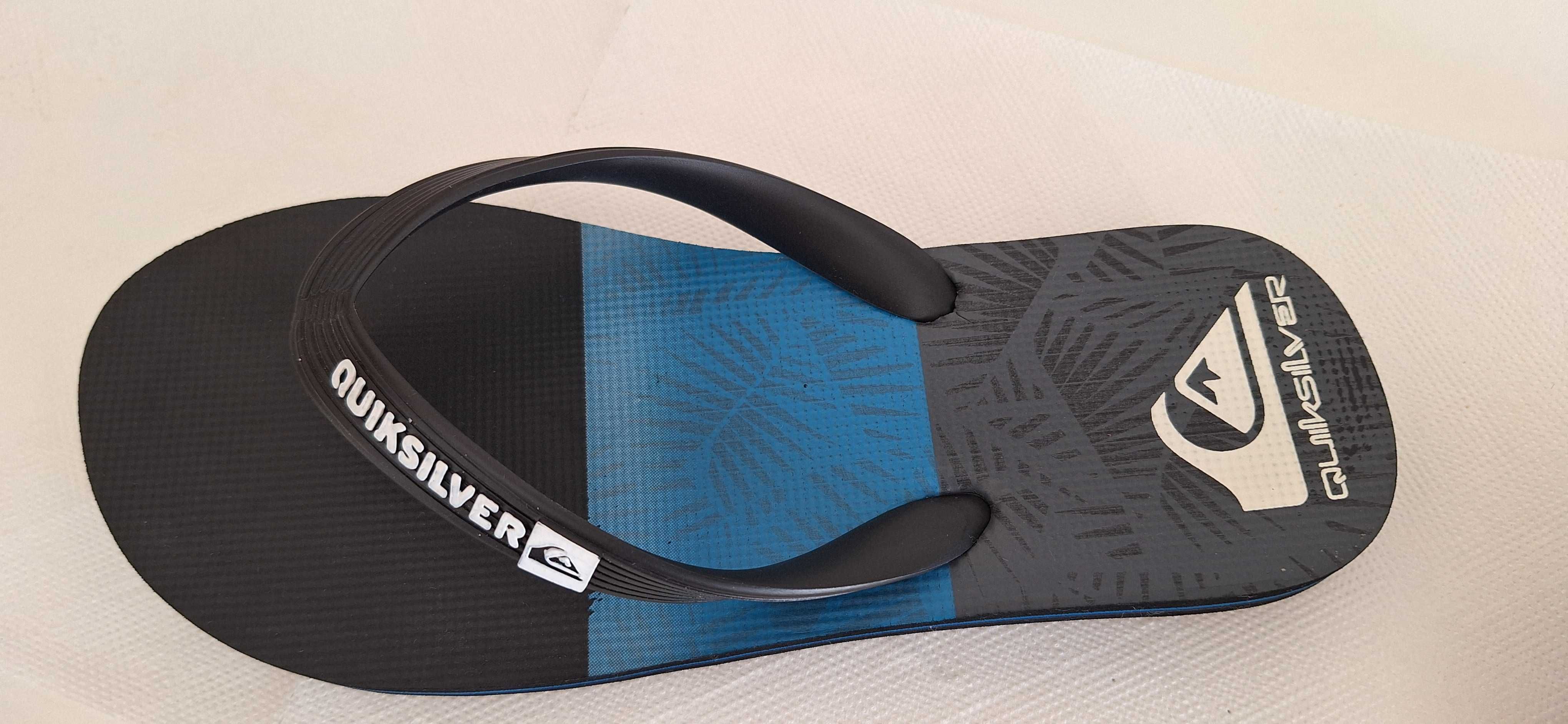 Chinelos QuickSilver rapaz - quase novos - oportunidade