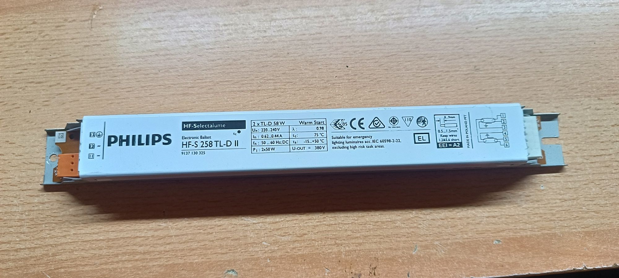 statecznik philips hf-s 248 Tl-D II