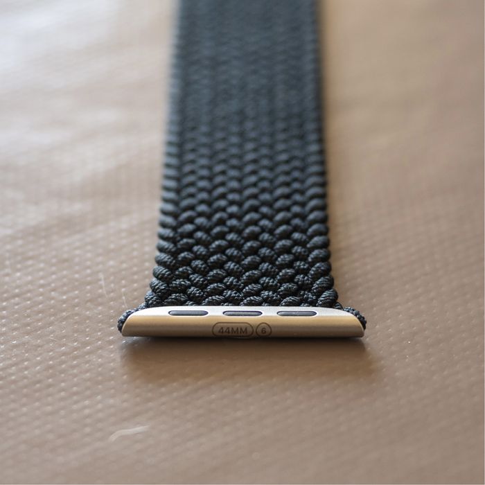 Bracelete Solo entrançada azul abissal de 44mm, para Apple Watch