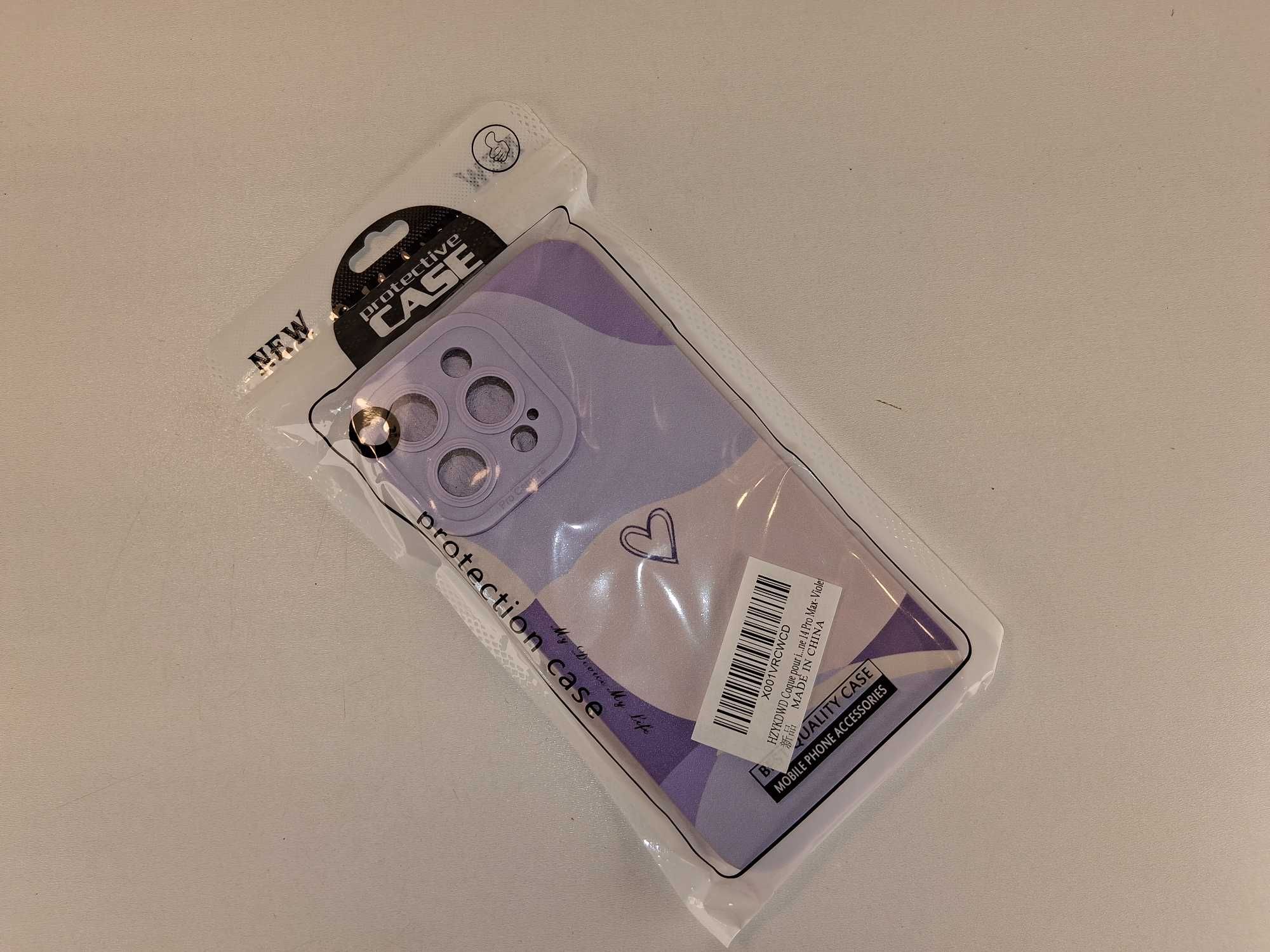E185 Fioletowe Etui Protective Case do iPhone 14 Pro Max