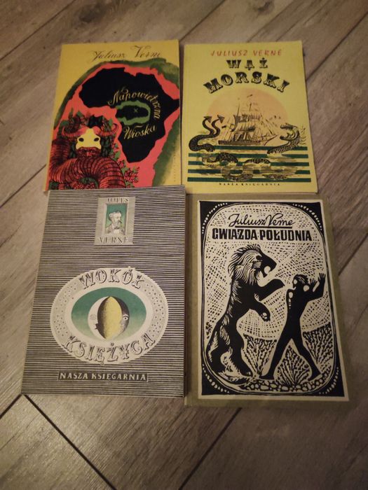 Komplet książek Verne
