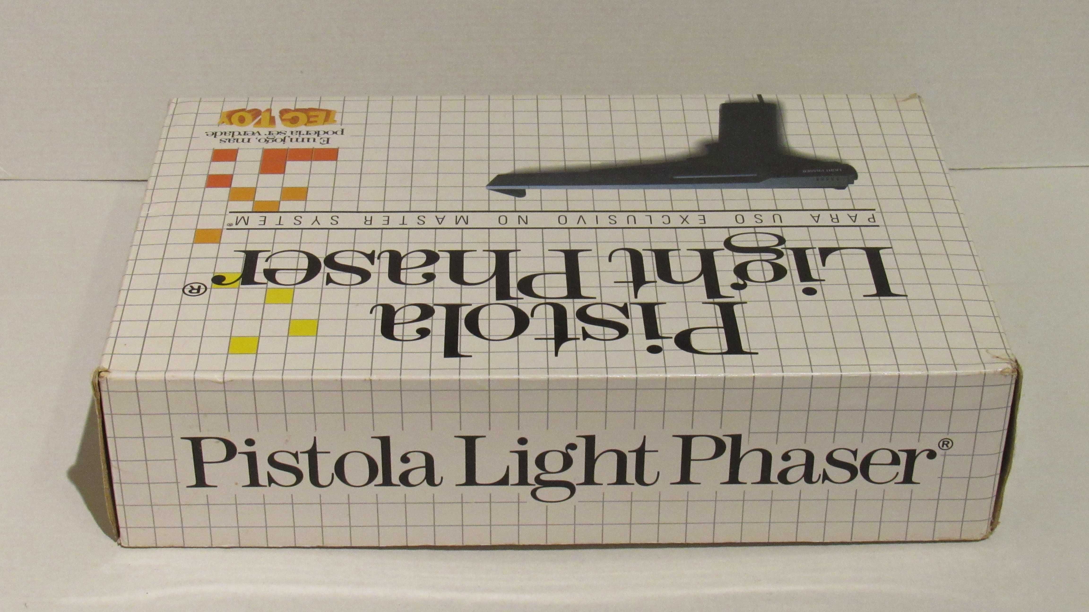 Sega Master System pistola Light Phaser Tectoy completa como nova