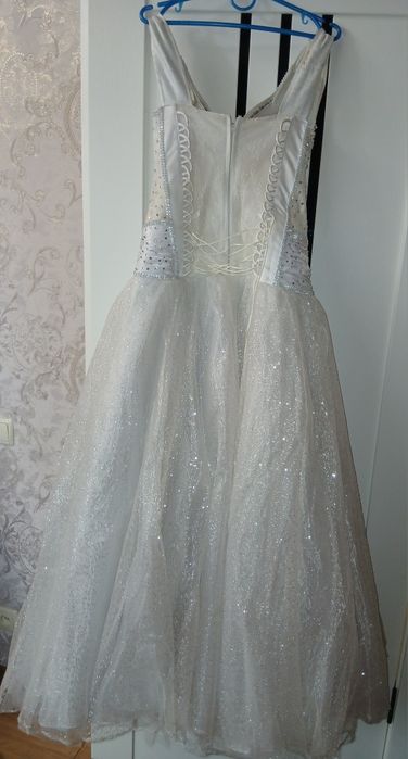 Костюм Снежная королева воротник корона платье все в комплекте