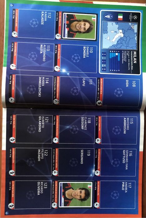 Футбол.Альбом.Ліга Чемпіонів 2006/2007.Panini.