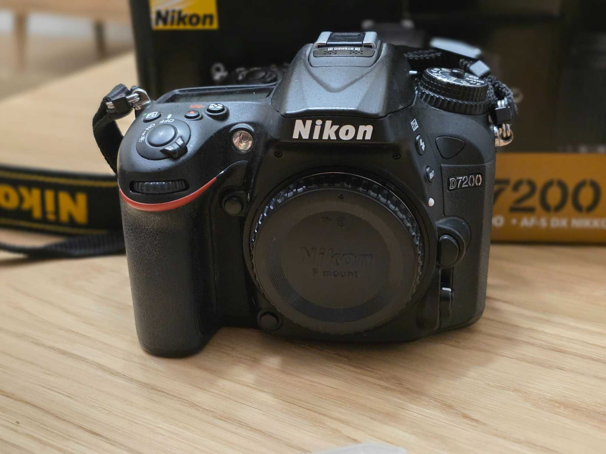 Lustrzanka Nikon D7200 bdb stan mały przebieg 15k okazja