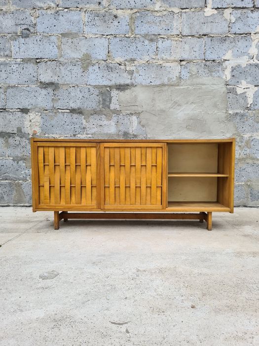 Komoda Hałas lata 60 70 vintage mid century prl cepelia unikat retro