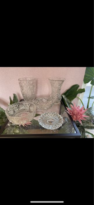 Krysztaly PRL stan WITRYNOWY