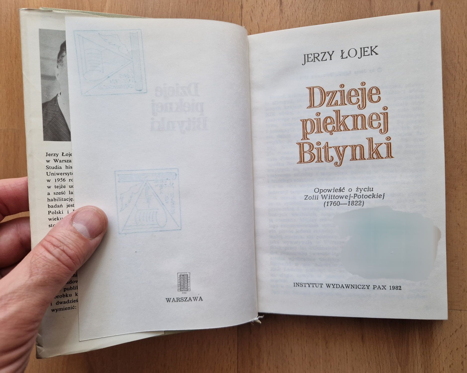 Dzieje pięknej Bitynki. Opowieść o życiu Zofii Potockiej - Jerzy Łojek