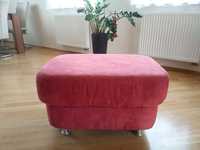 podnóżek tapicerowany  do sofy do fotela pufa siedzisko
