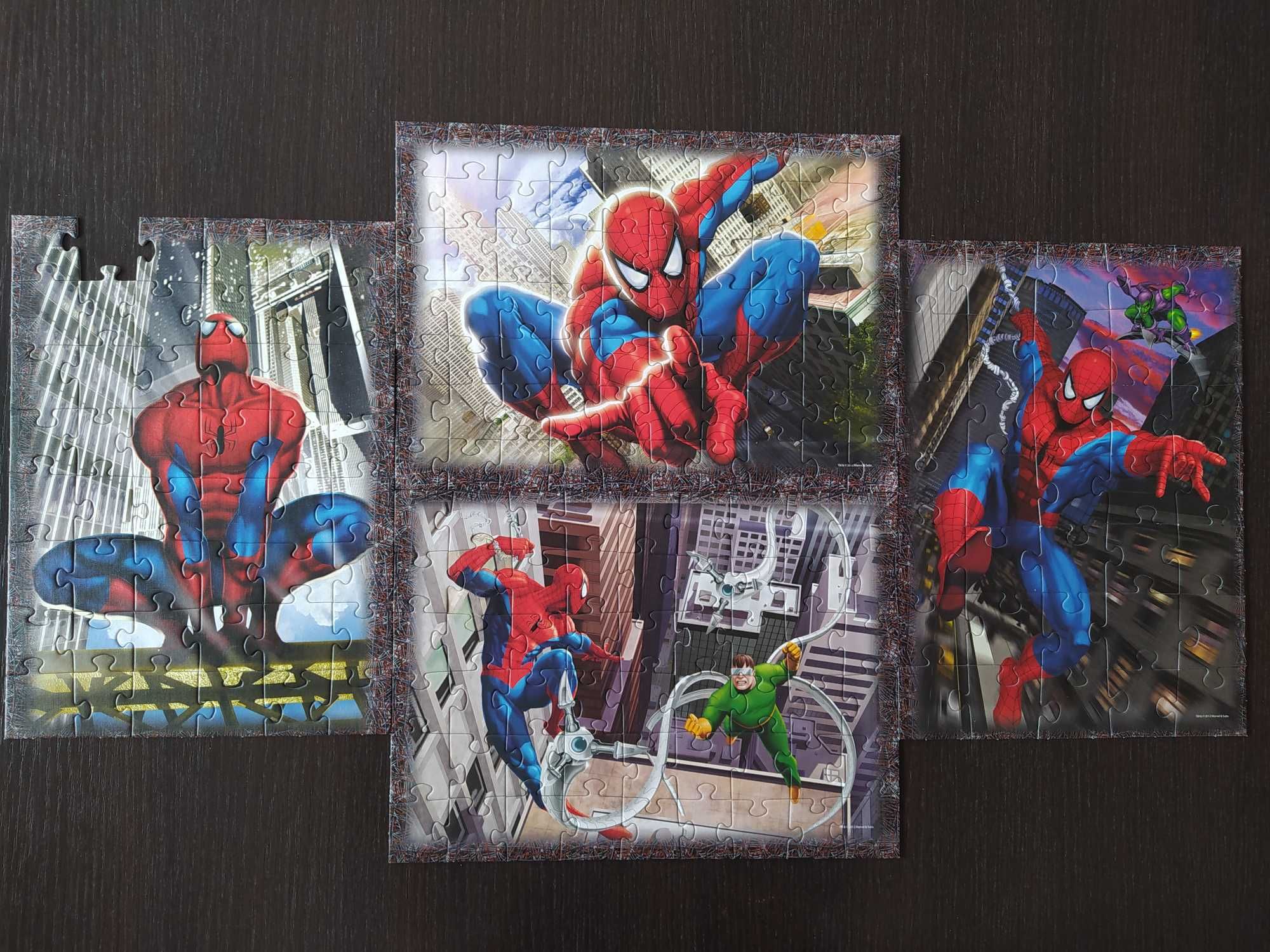 Puzzle Spider-Man 4w1 35el 48el 54el 70el Marvel