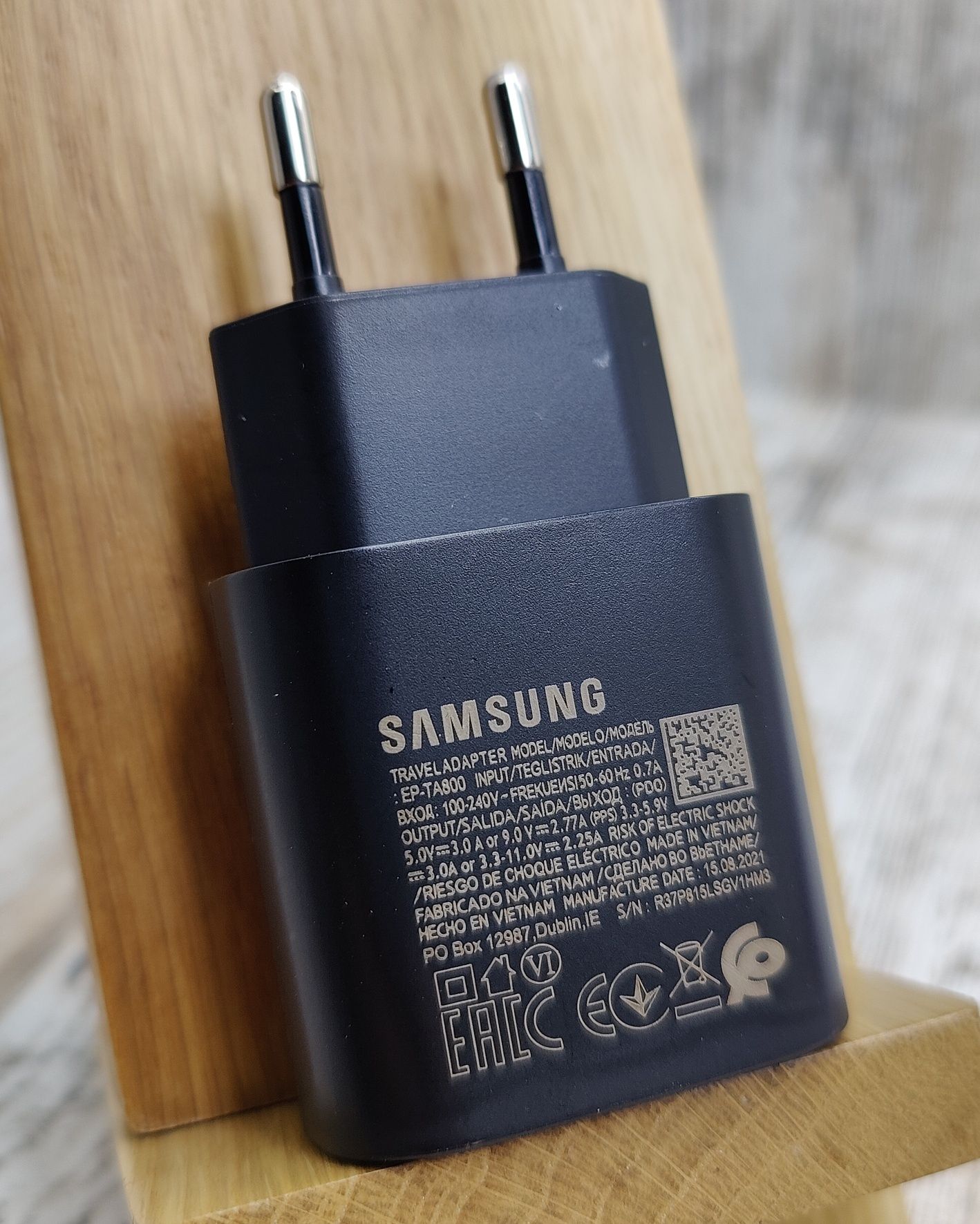 Быстрая зарядка 25W для Samsung. Хорошее качество. Реальная мощность