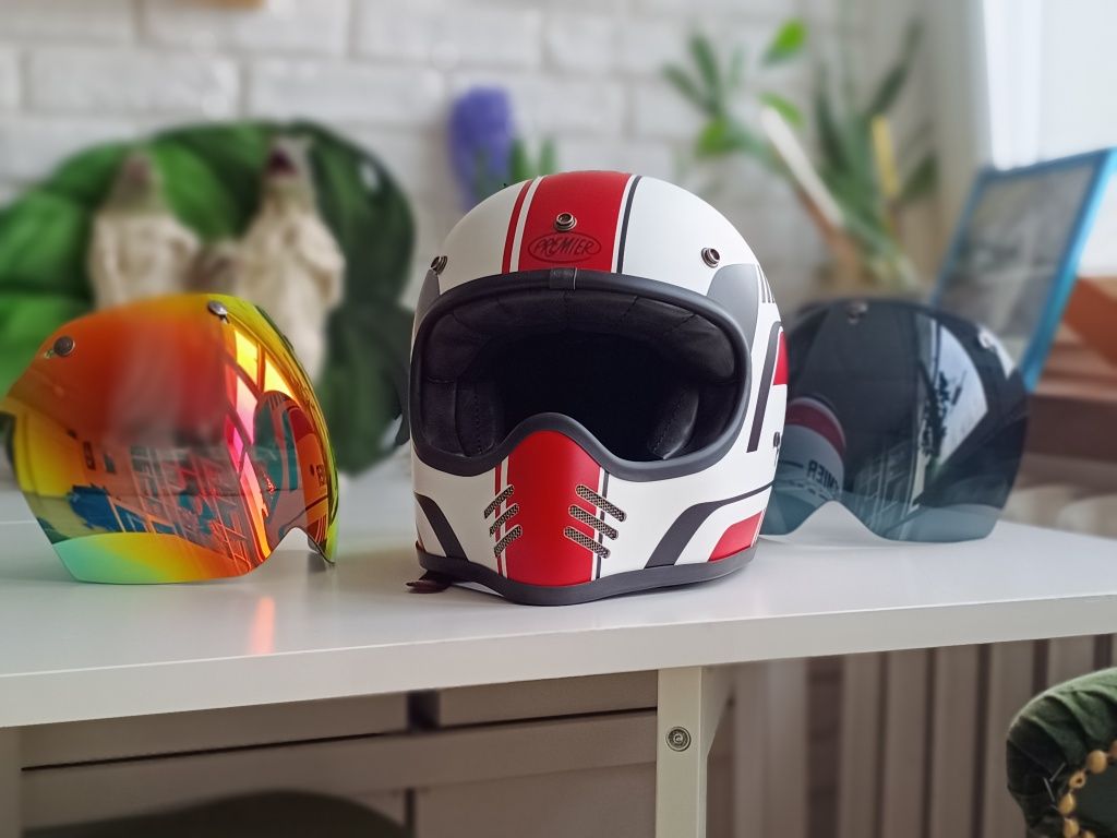 Kask Premier MX r. S scrambler cafe racer retro vintage offroad