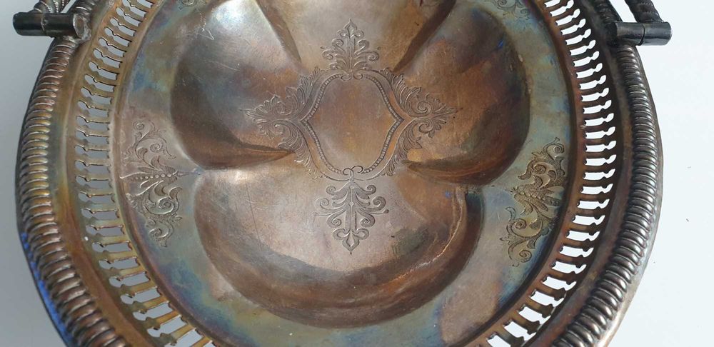 Starocie z Gdyni - Stare naczynia platerowane - owocarka