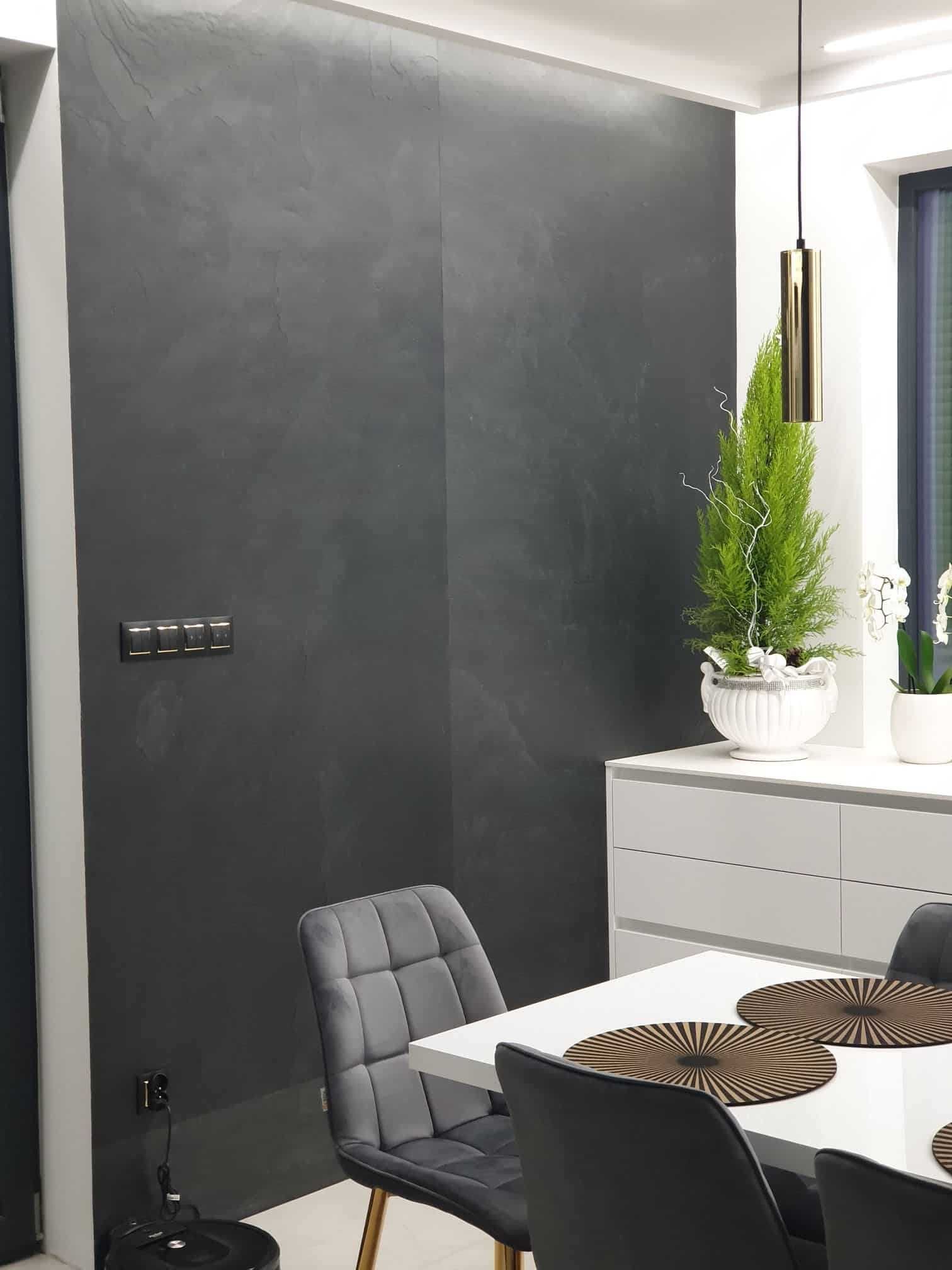 Fornir Black Slate | Kamień w rolce - Gotowy do montażu, dostawa 3 dni