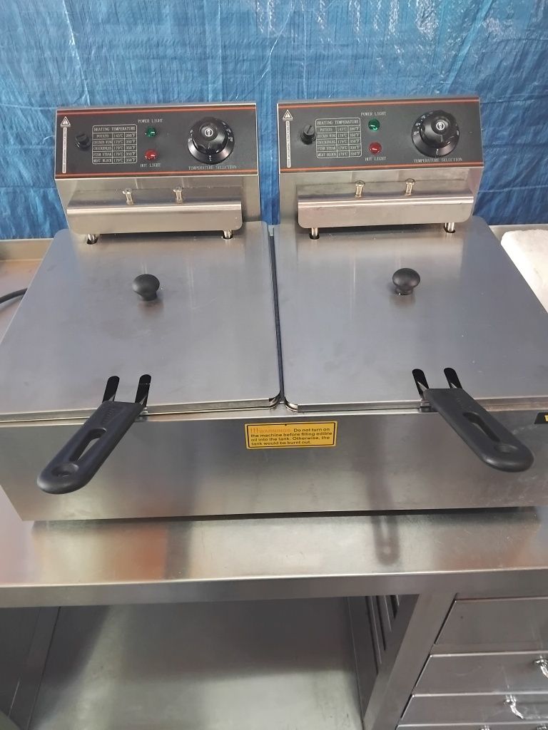 Fritadeira Dupla Eléctrica
