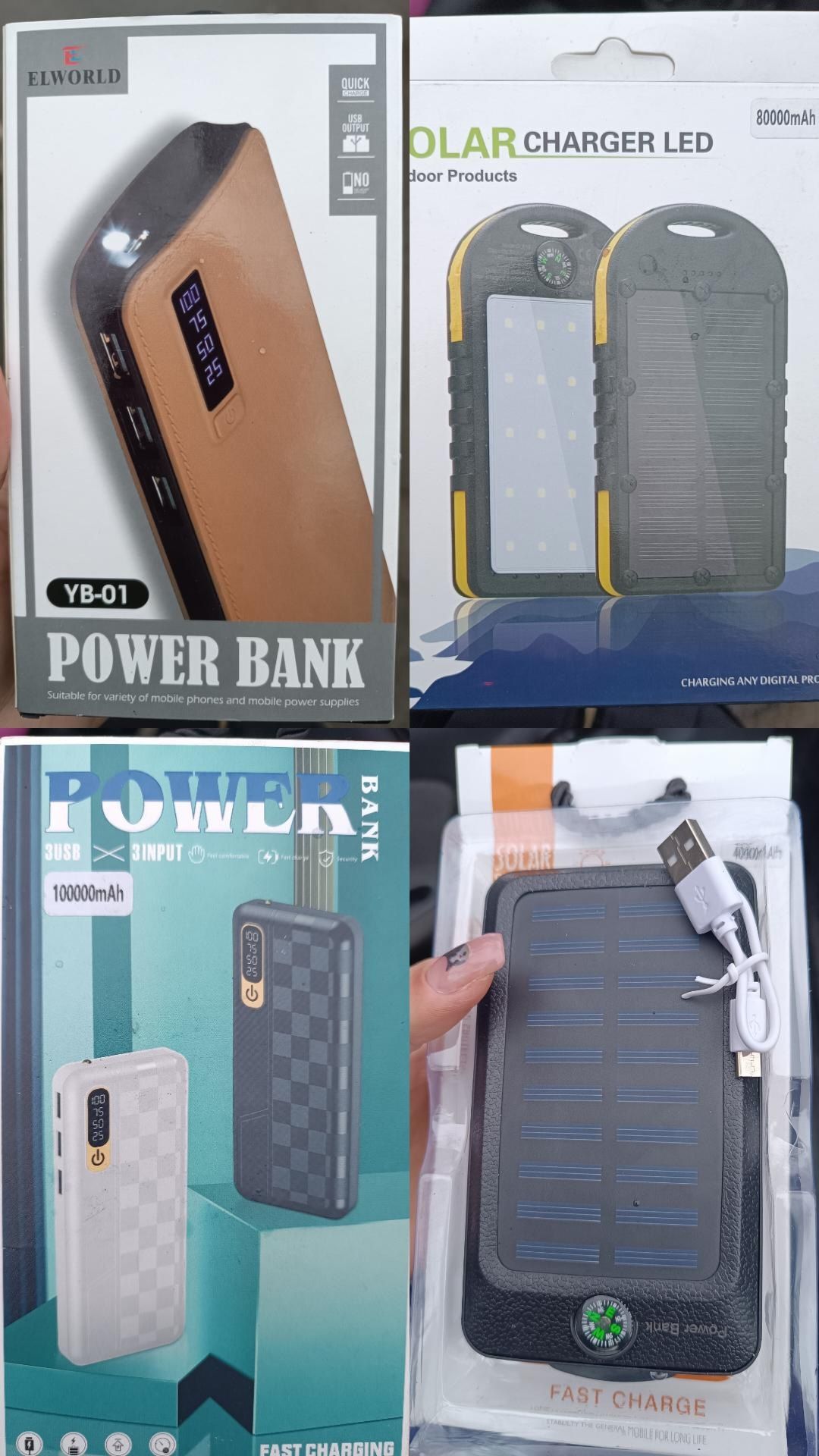 Повербанк повербанки PowerBank 40000mA 80000mA 100000mA