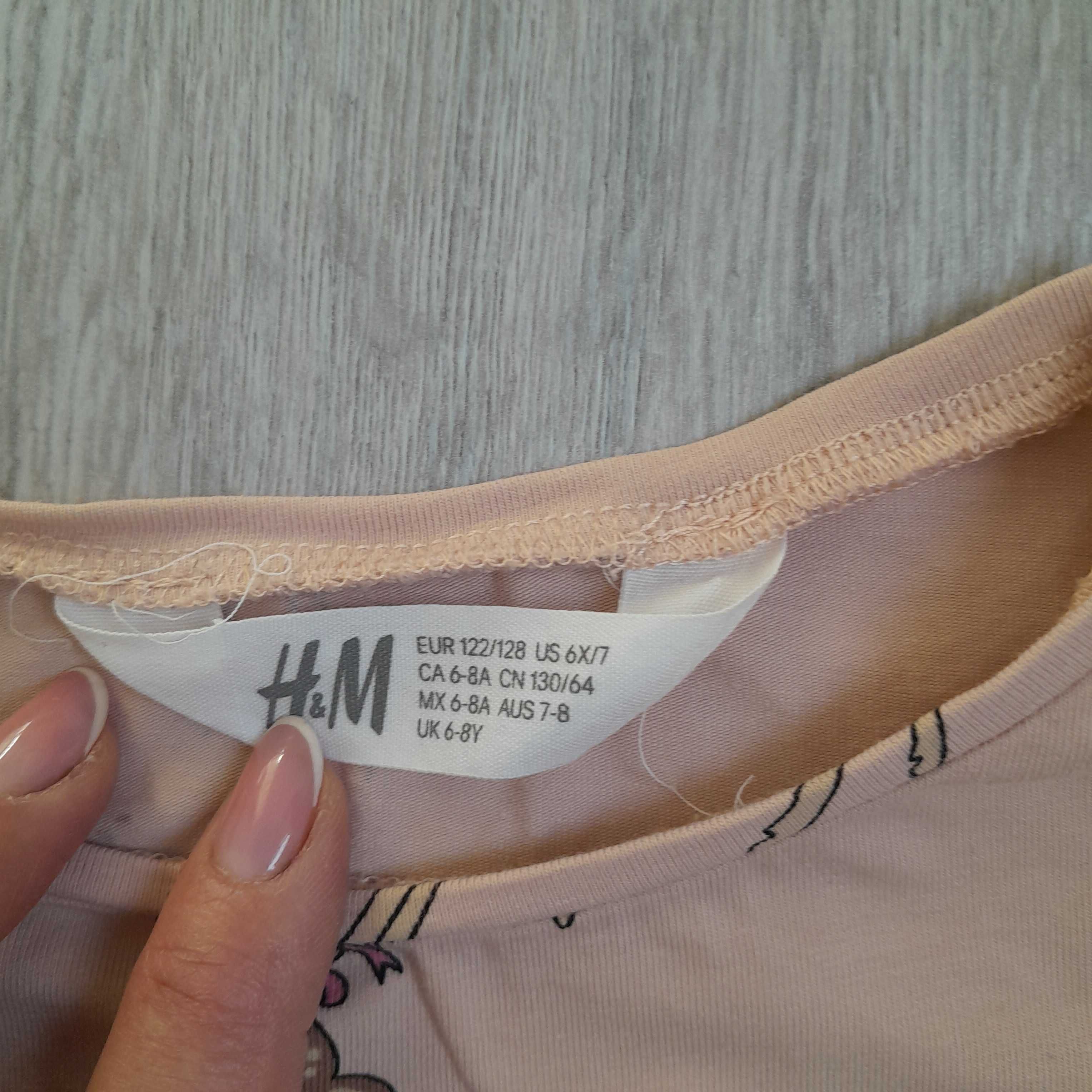 Bluzeczki bawełniane H&M 2 sztuki