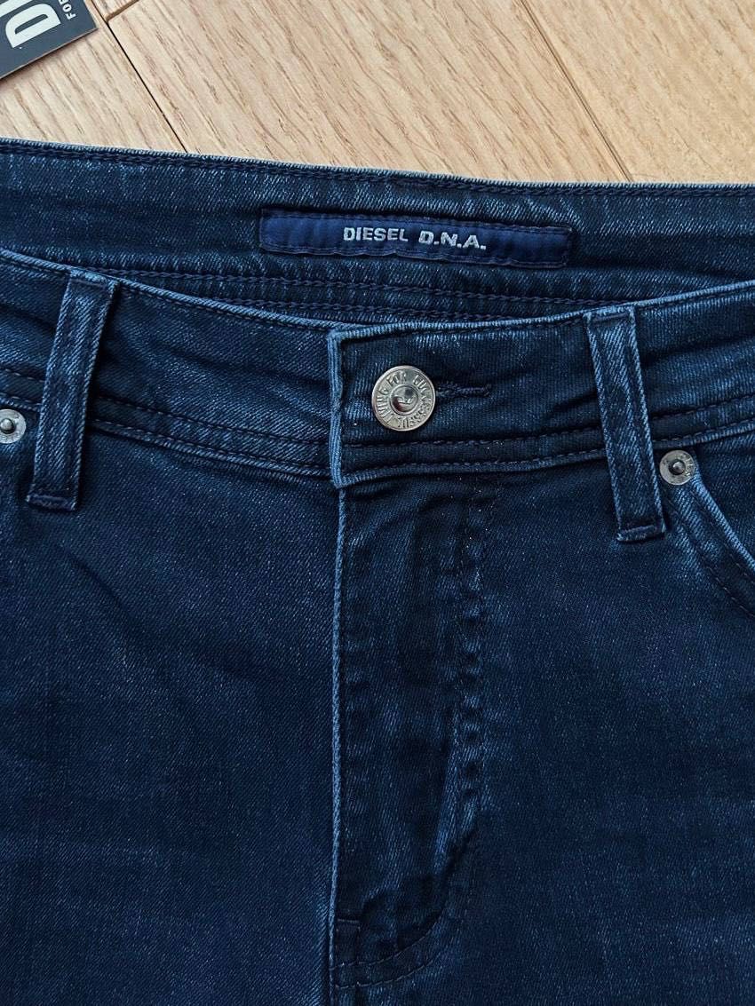 Темно-синие джинсы DIESEL slim fit