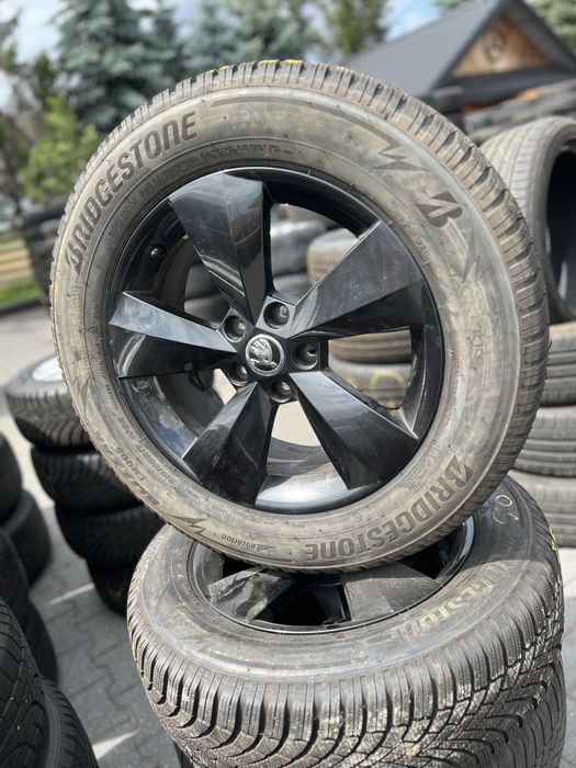 *Komplet alufelg 5x112 17” skoda seat audi vw