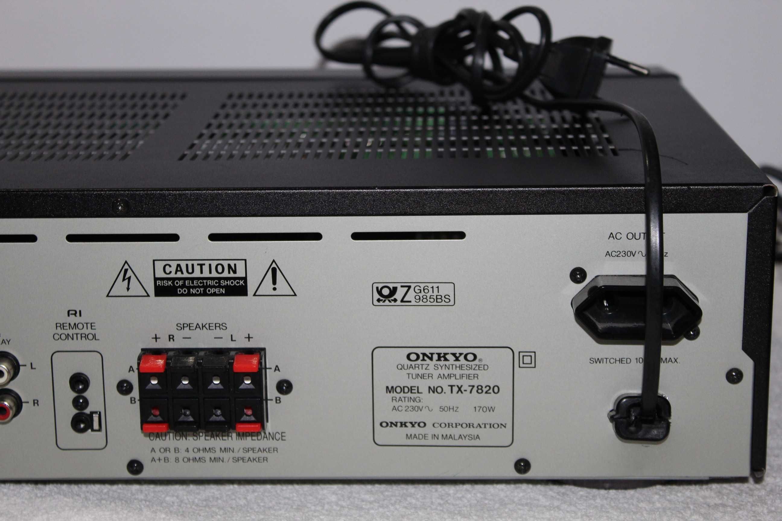 ONKYO TX-7820 Amplituner wzmacniacz stereo hi-fi Wysyłka