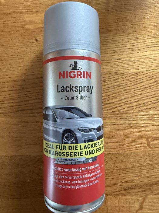 Lakier samochodowy Nigrin srebrny
