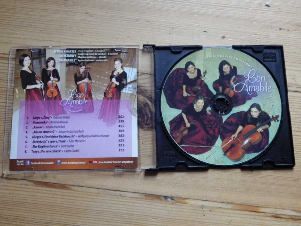 CD: Żeński Kwartet Smyczkowy - "Con Amabile" - Klasycznie