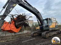 Викорчовувач пнів та дерев.Розліснення полів.Очищення траншей від пнів