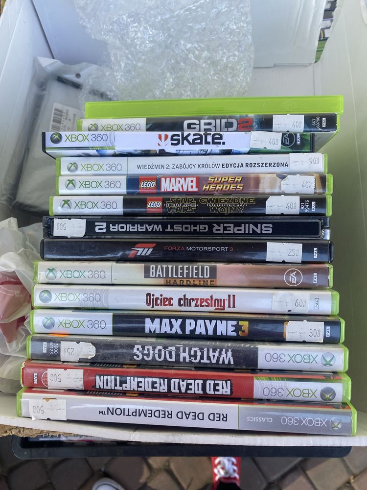 Gry Xbox 360 X360 pudełkowe Sprzedaż gier xbox Zestaw