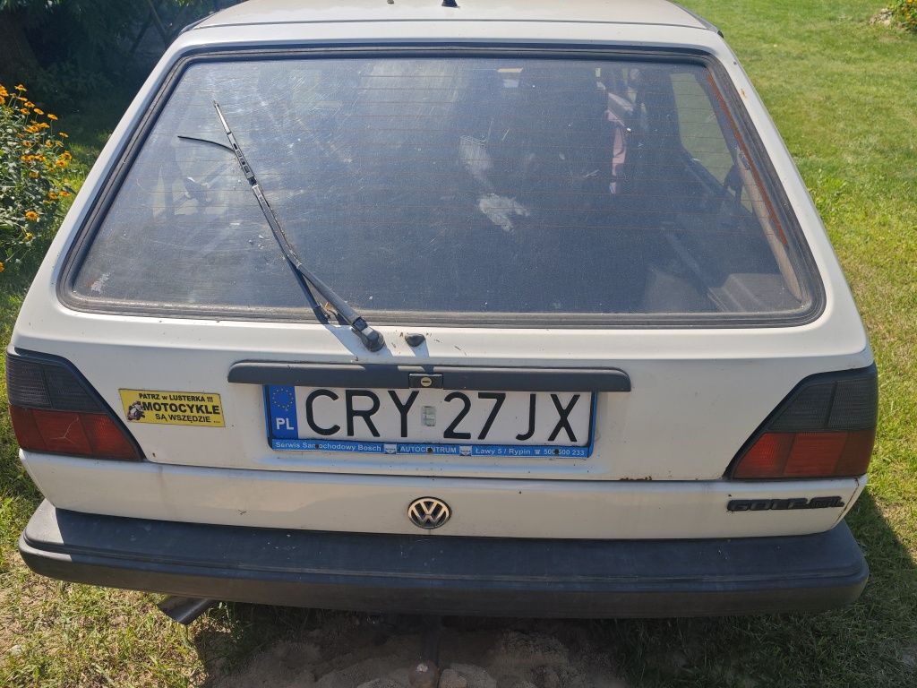 VW golf 2 1.6 TD z wnętrzem fire & ice