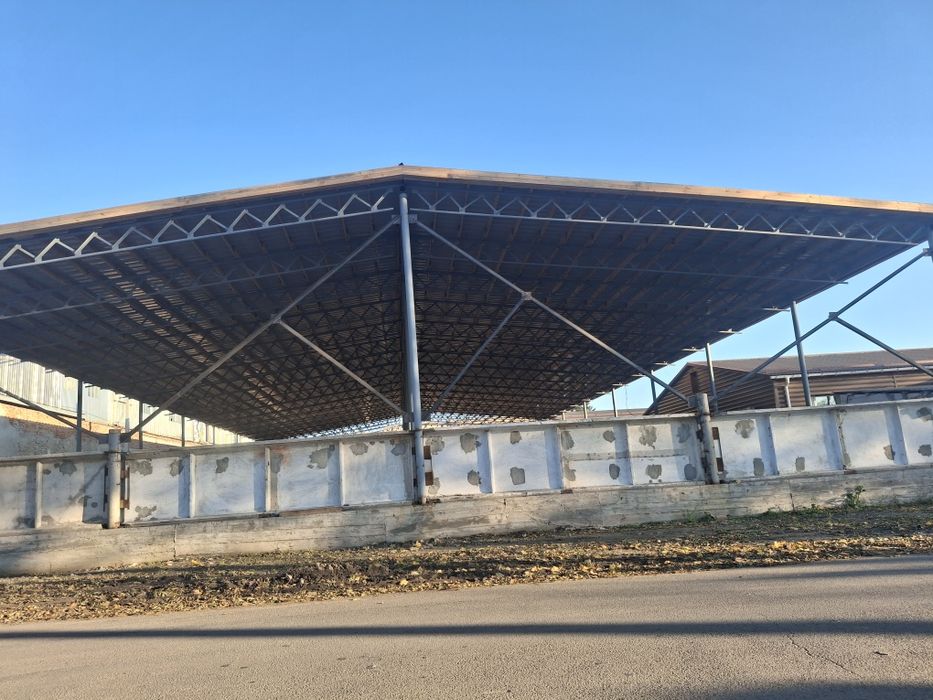 ферми металеві каркас ангару металокнструкції