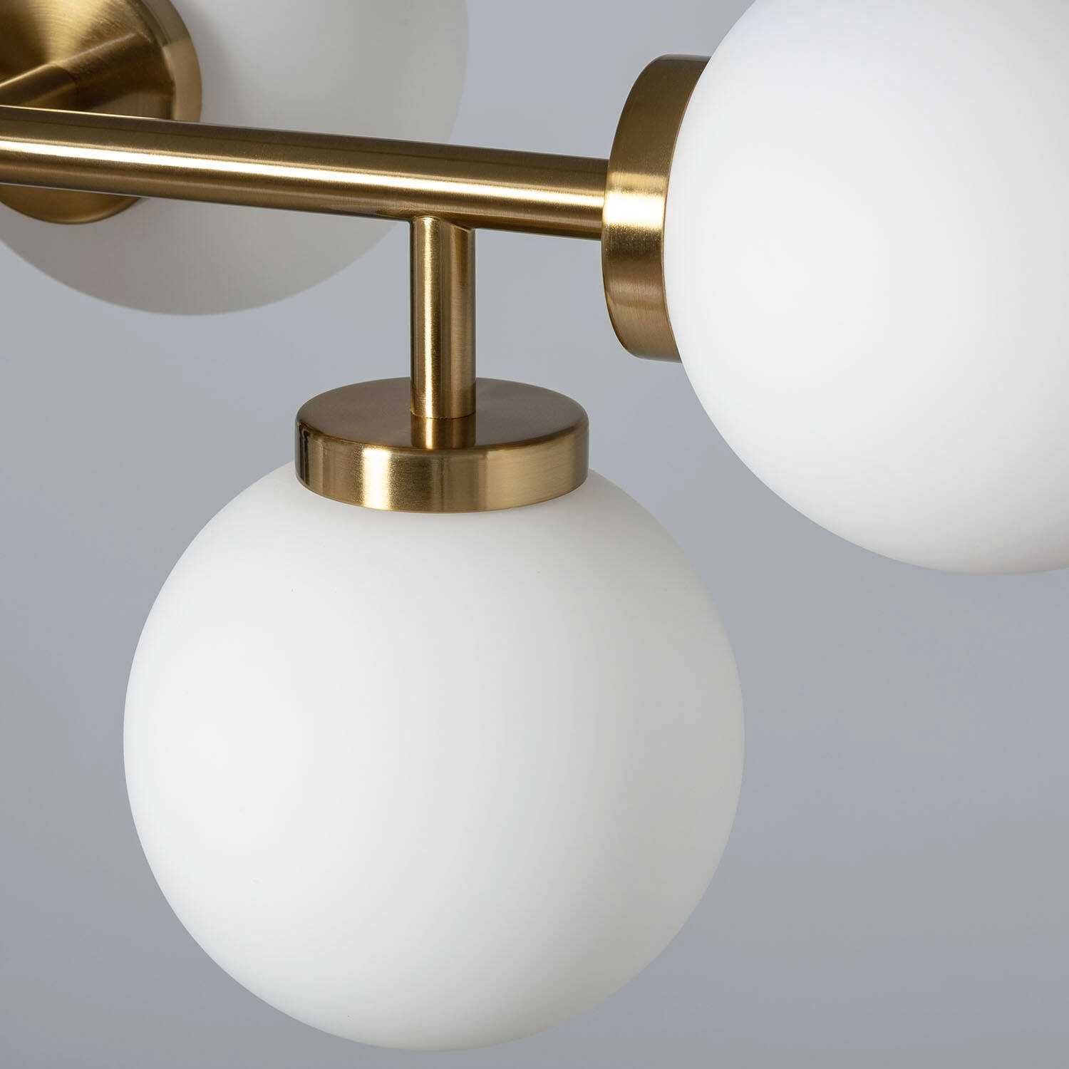 candeeiro dourado 6 lampadas novo