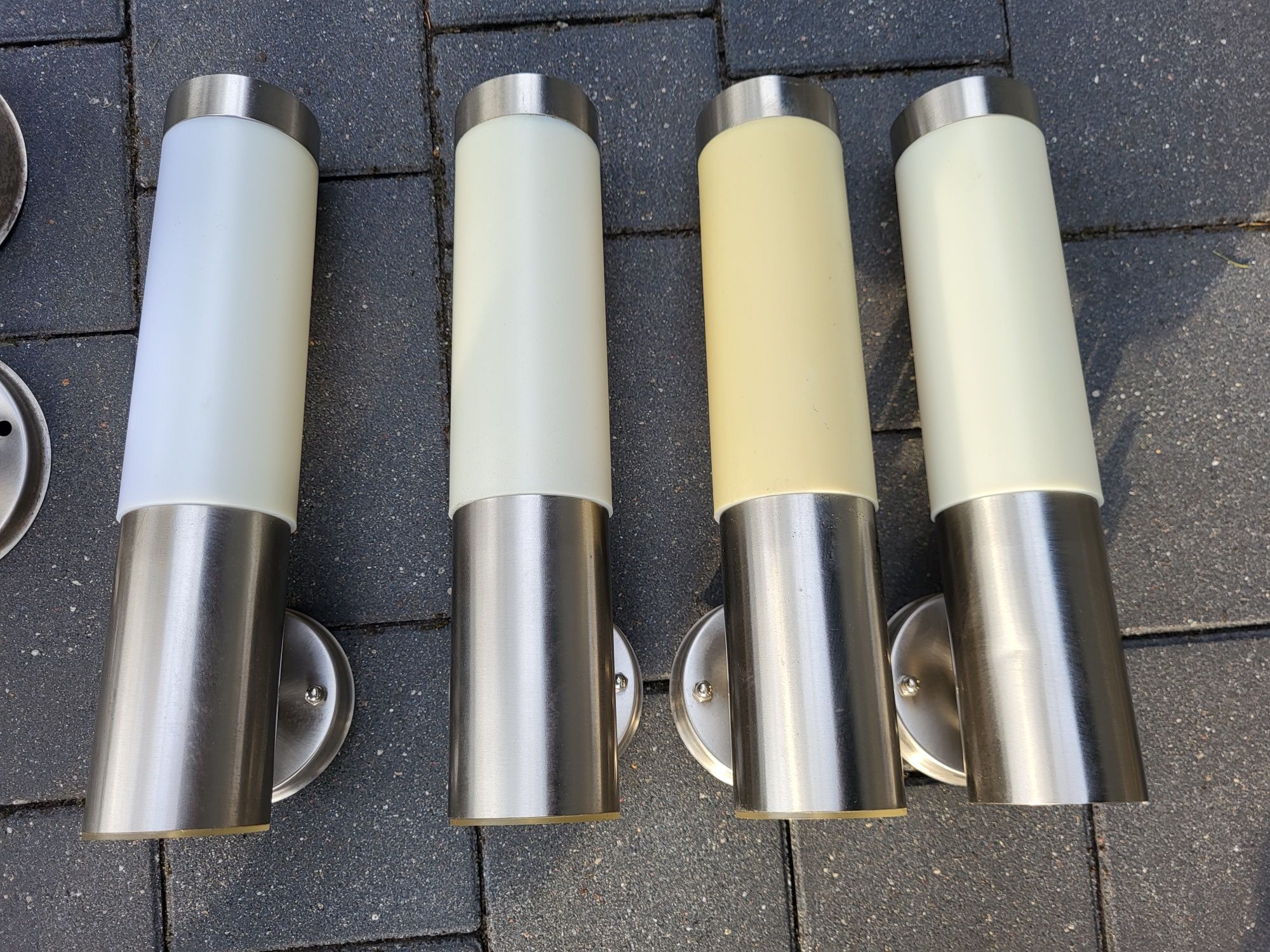 Lampy ogrodowe inox 4 kinkiety