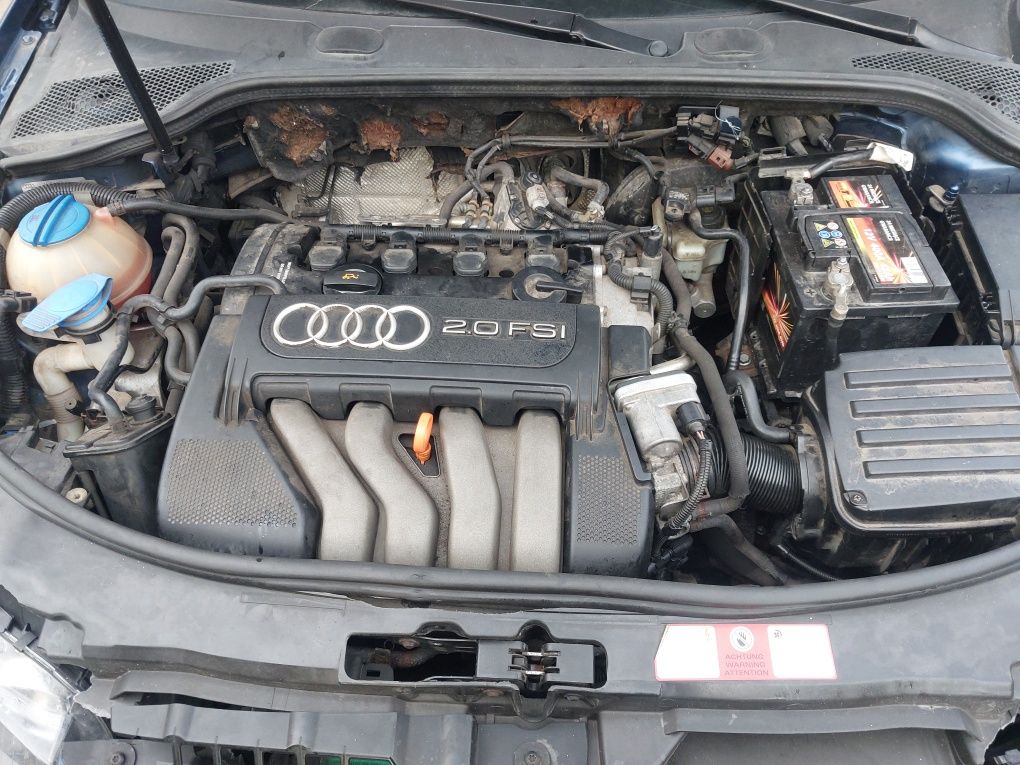 Audi a3 8p 2.0 fs silniki axw skrzynia glb drzwi klapa ly7j