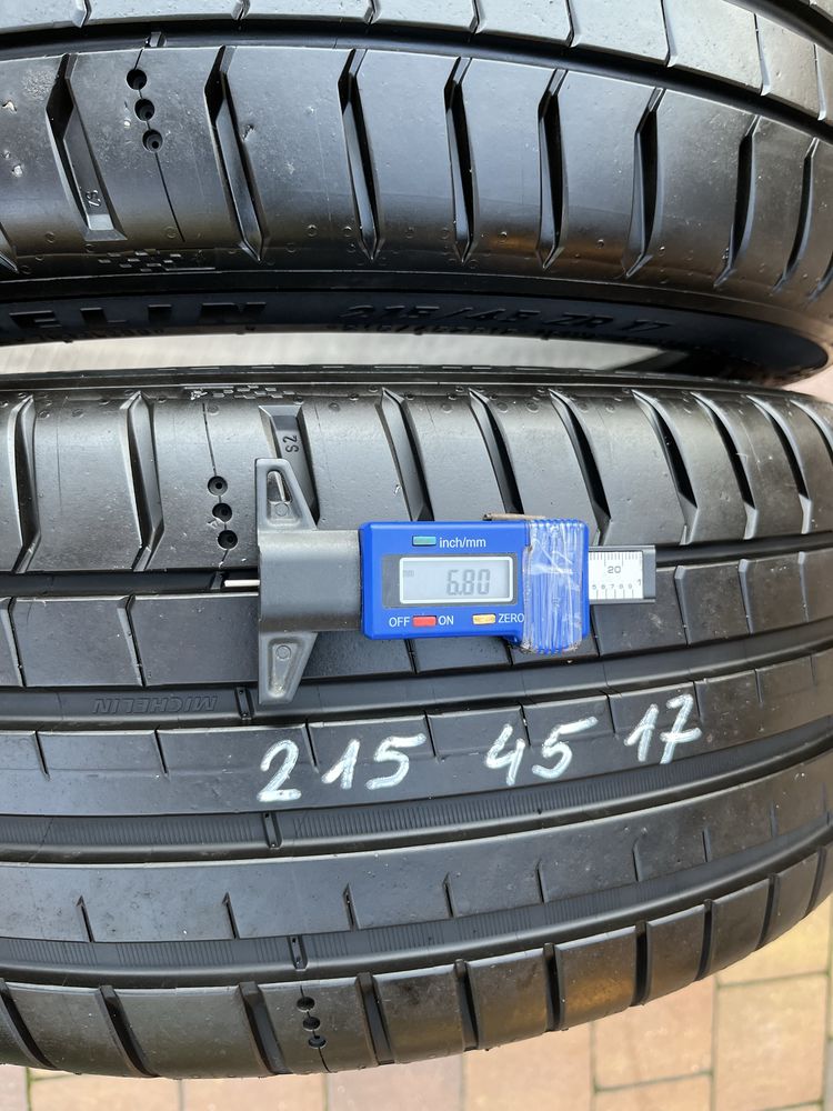 2x215/45/ZR17 Michelin Pilot Sport 5 Jak NOWE 2022 rok