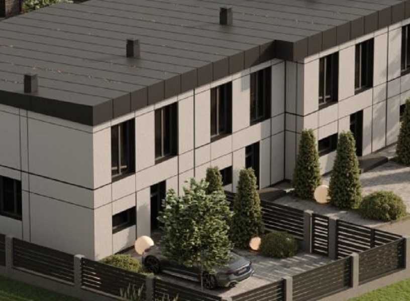 Продаж таунхауса біля річки, закритий передній двір, 115м2