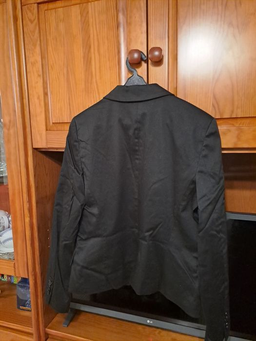 Blazer preto zara mulher