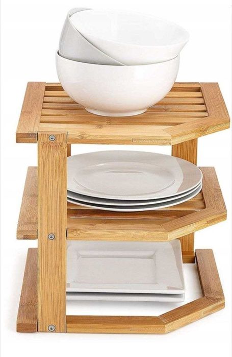 Полиця / органайзер на кухню (з бамбуку)