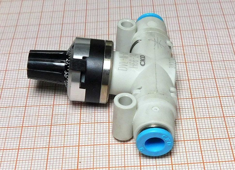 Zawór iglicowy z pokrętłem DVL N 08 H66 240 CKD [0CM]8