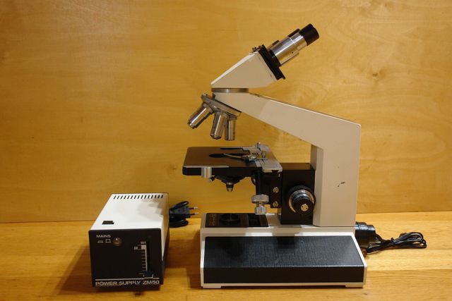 Mikroskop BIOLAR mikroskop badawczy biologiczny Biolar PZO nie Zeiss 4