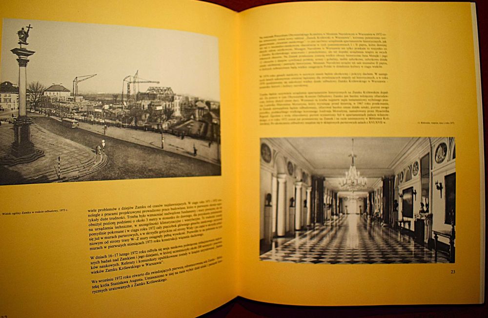 Zamek Królewski w Warszawie - Apele z 1971-74 ,trzy książki ,pocztówka