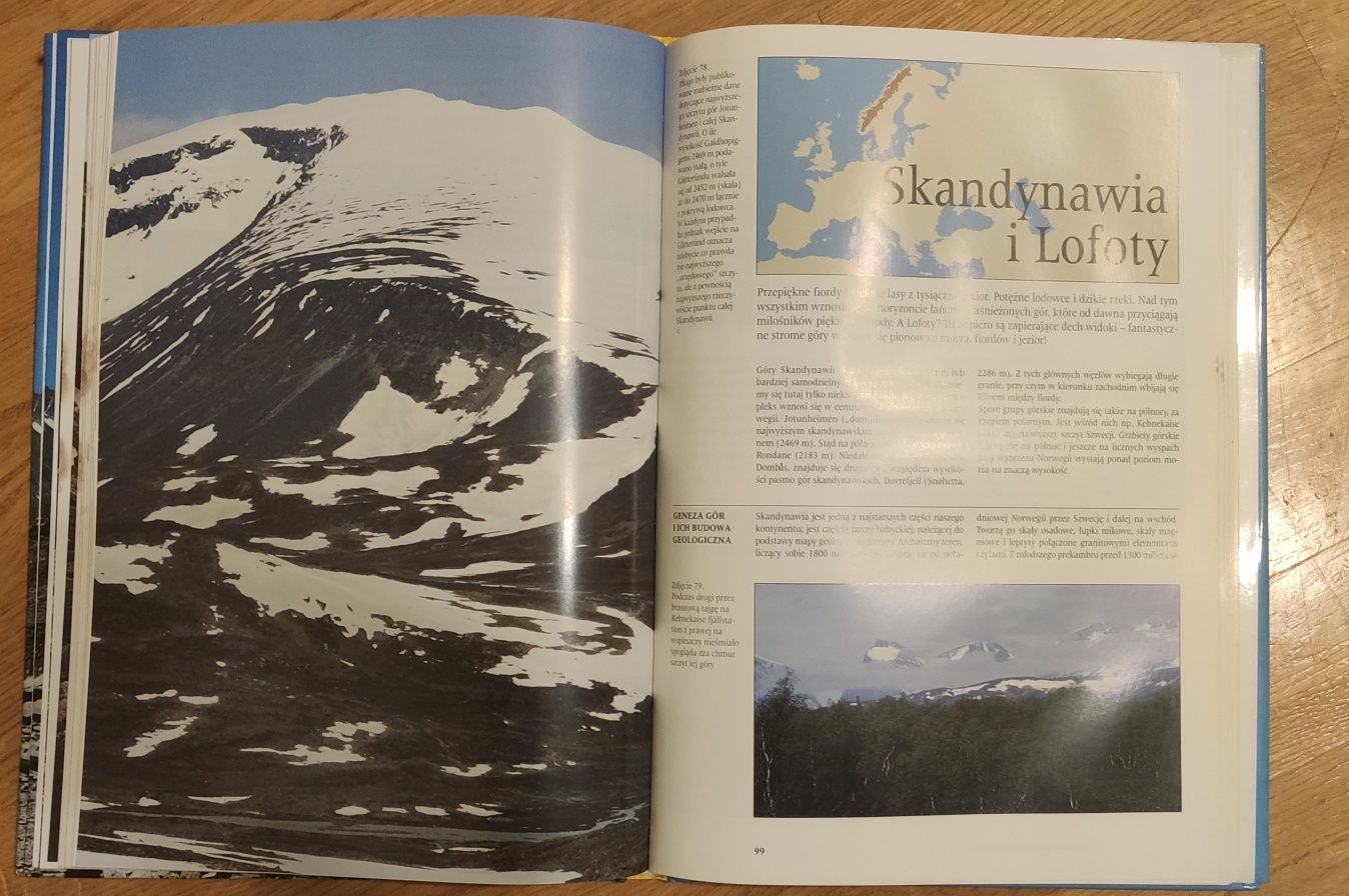 Góry Europy album mapy szlaki turystyczne przewodnik wspinaczka