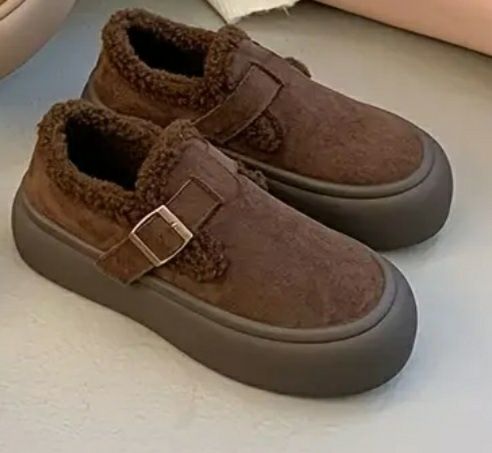 Зимние слипоны на меху