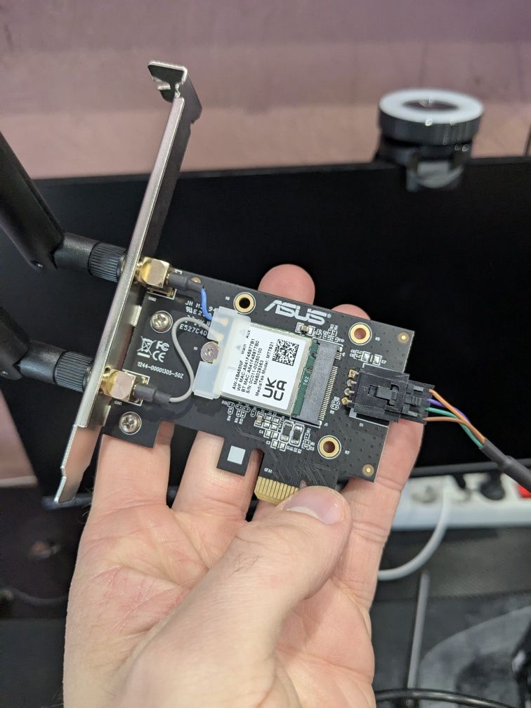 Wi-Fi 6/Bluetooth адаптер Asus PCE-AX1800