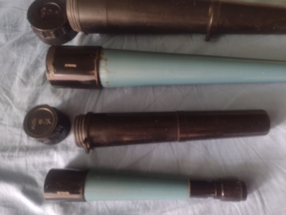 Підзорні труби маленька 1976 року, велика 1977 року.