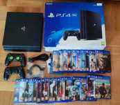 Playstation PS4 PRO 1TB 4K HDR + MEGA ZESTAW 27 super gier!!!