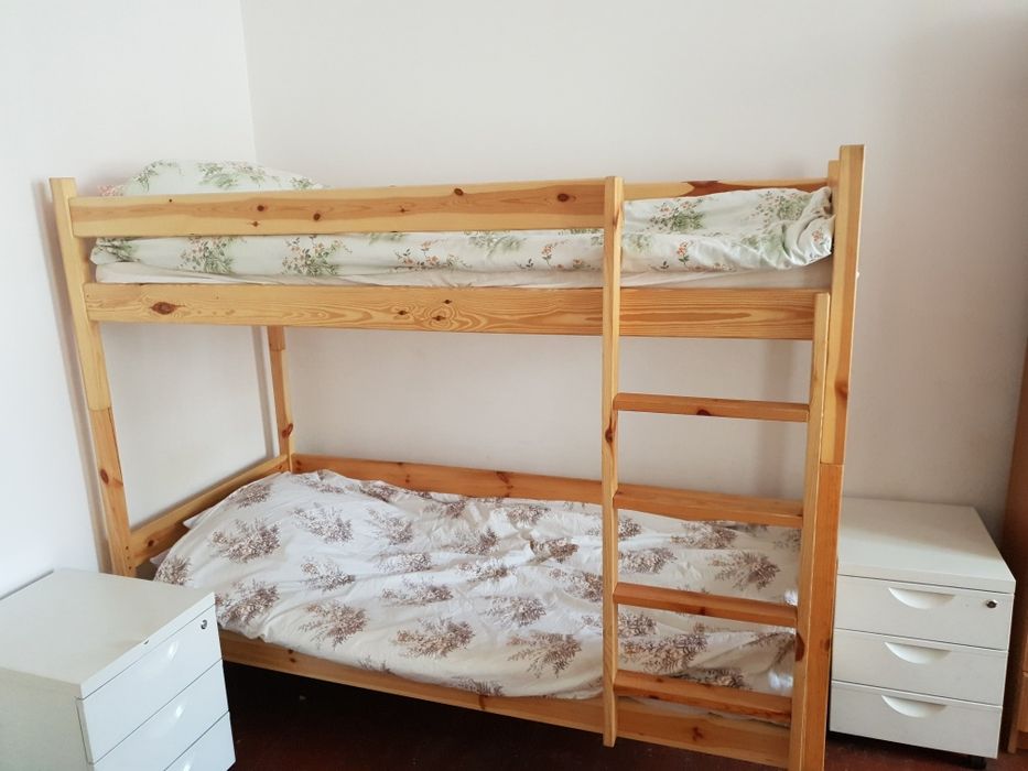 Łóżko piętrowe + 2 materace