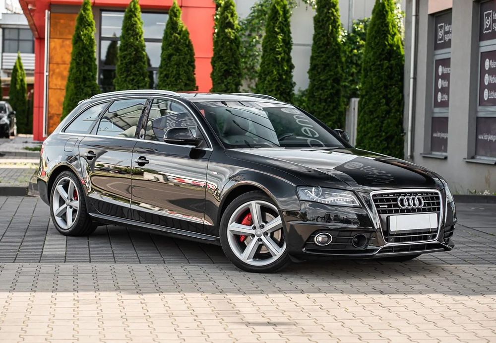 Audi A4 Avant SLine 3.2i 265KM 4x4 Skóra Grzane Fotele Kamera Navi Tempomat ACC PDC