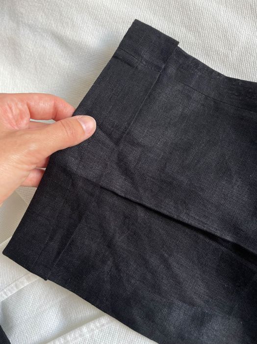 Брюки жіночі Cerruti  лляні чорні