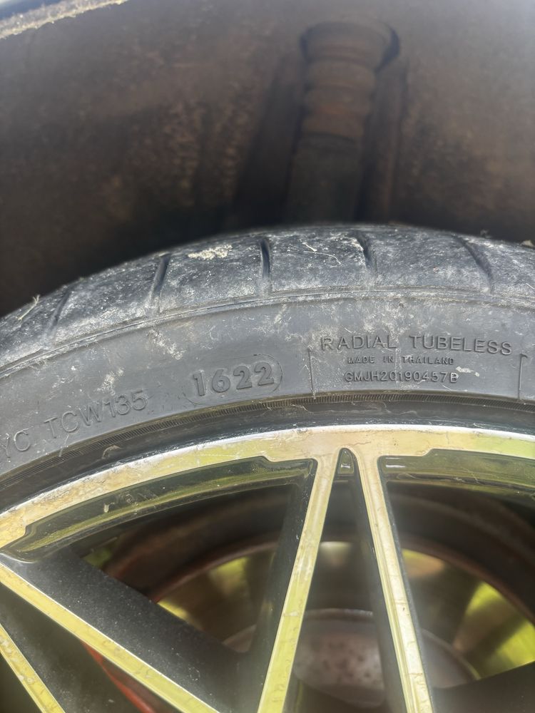 Felgi MAM B2 BFP 19 5/112+opony 225/35R19 Audi VW Mercedes